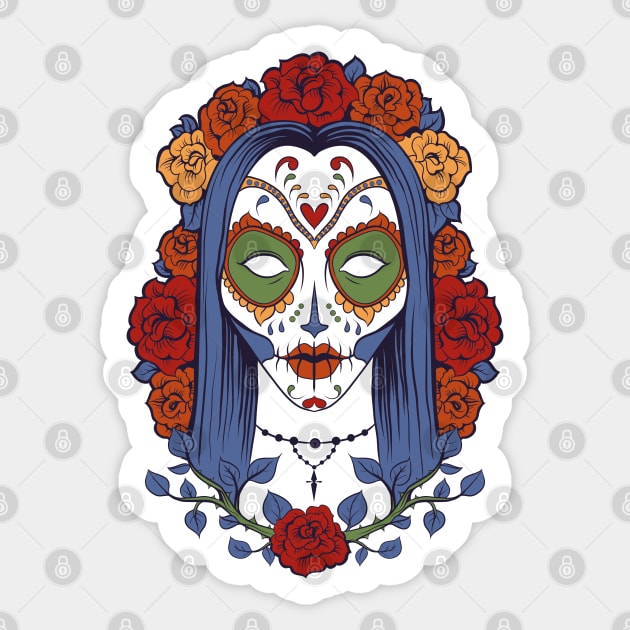 LADY MUERTA Sticker by CliffordHayes